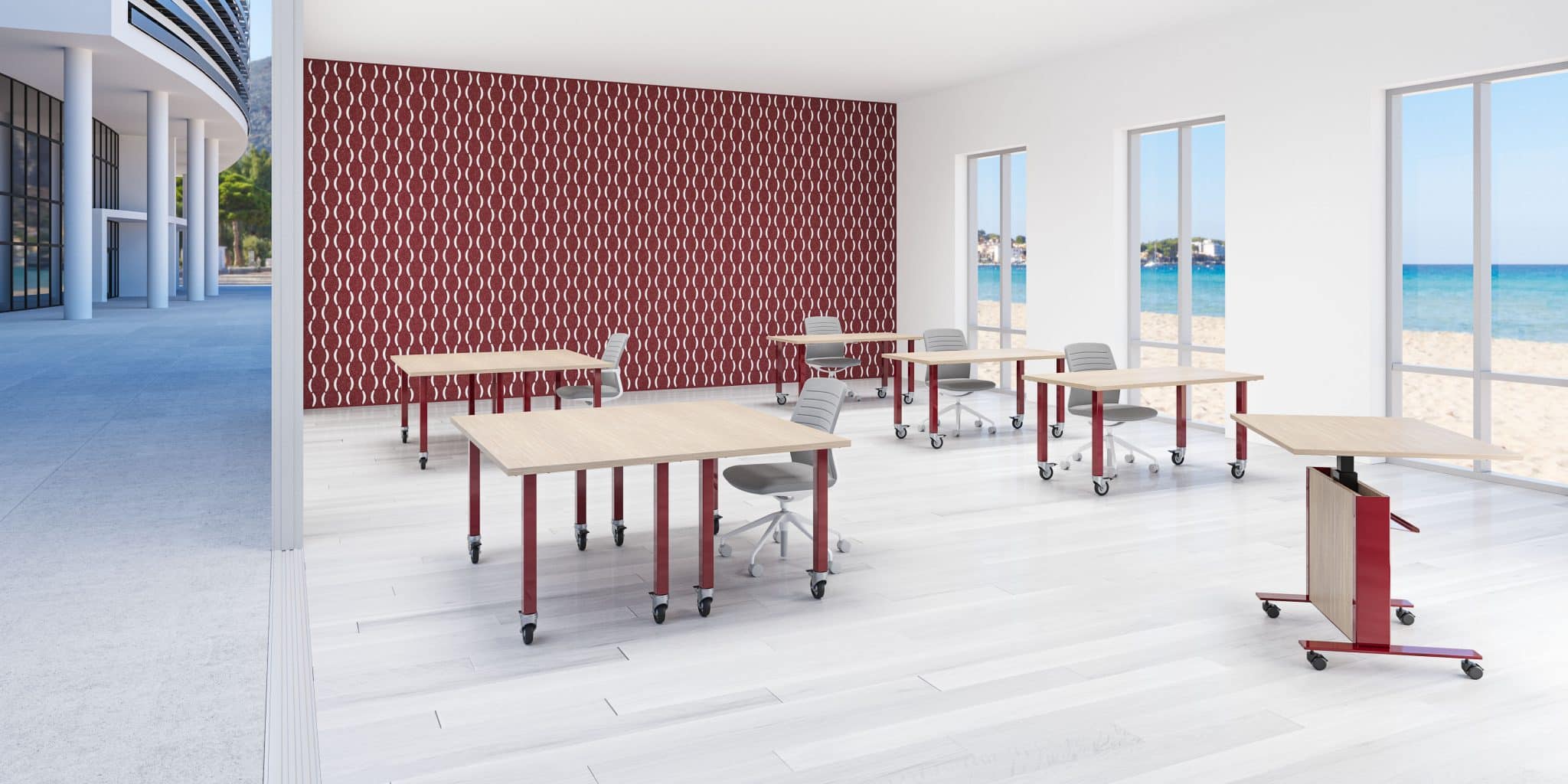 CopyPost Tables on the beach