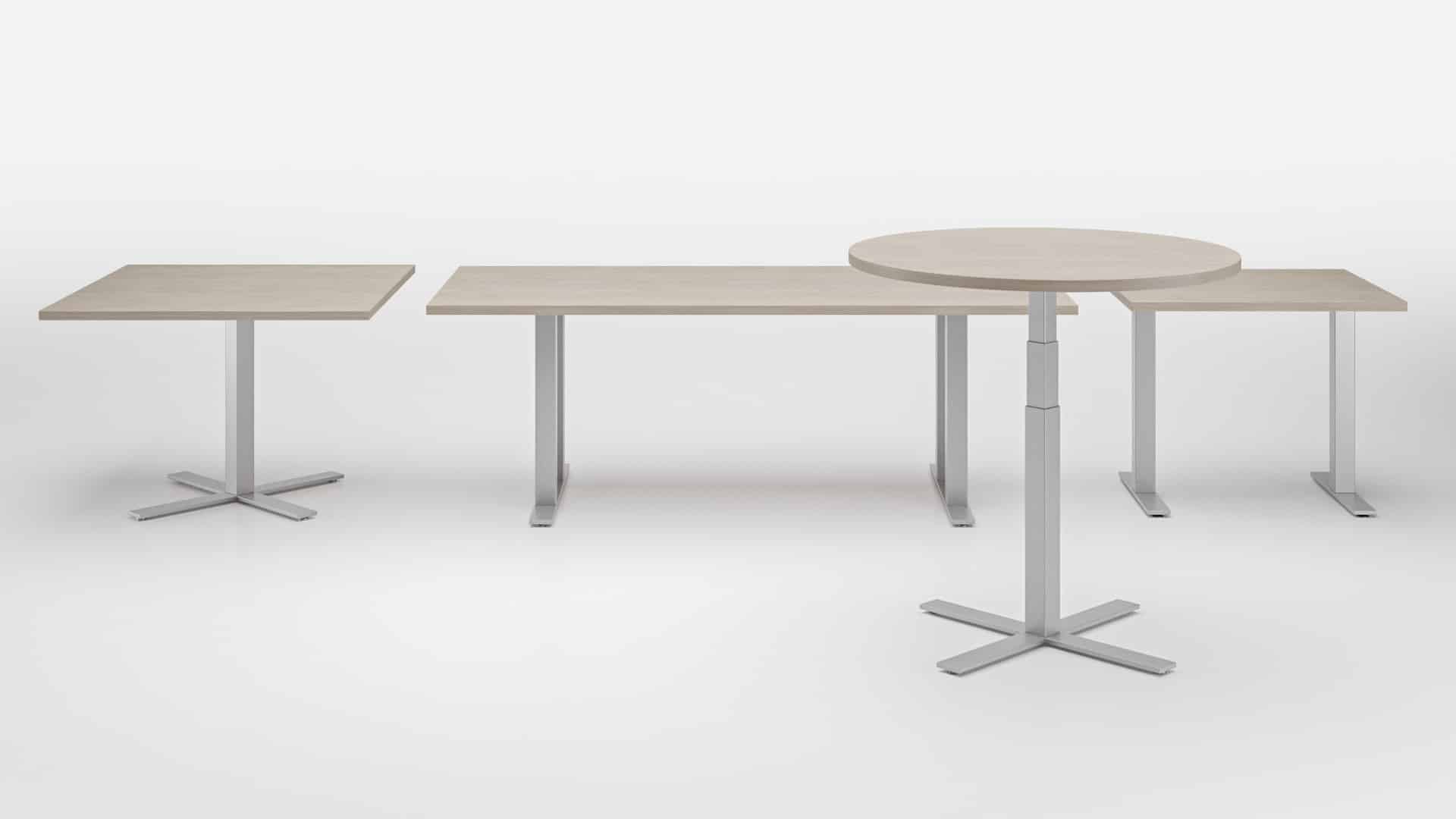 Hi 5 furniture table - empire cafe - square, circular and rectangular