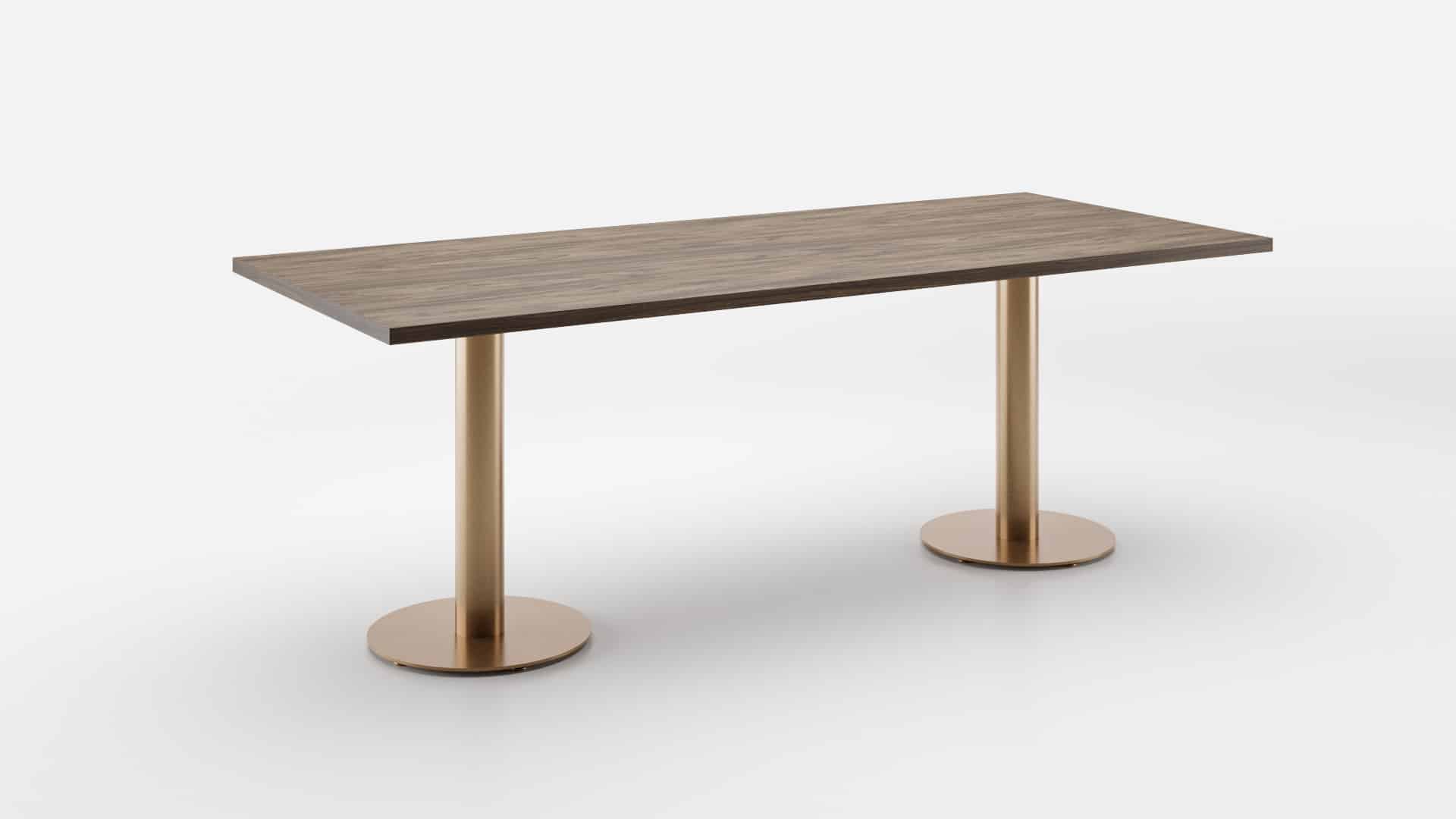 rectangle island table