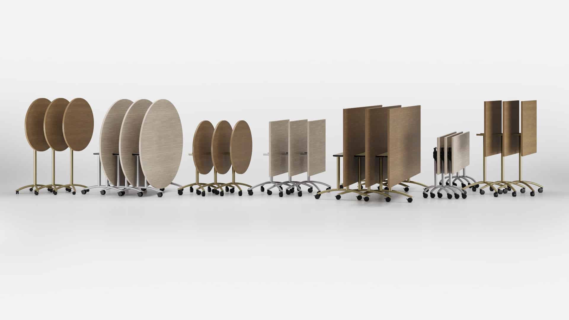 Gateway tables, shown how they stack and nest